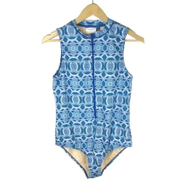 CABANA LIFE Roadmap Sleeveless Unisuit Swimsuit 50+UV One Piece Swim Suit - Picture 3 of 11